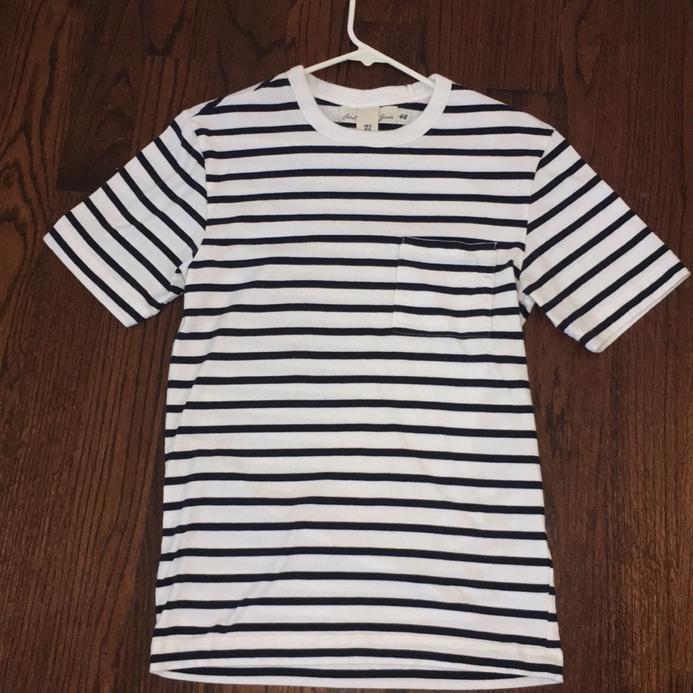 H&M striped t-shirt with front pocket